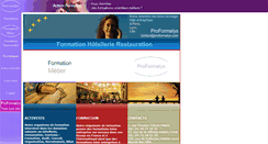 Desktop Screenshot of formation-hotellerie-restauration.fr