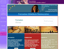 Tablet Screenshot of formation-hotellerie-restauration.fr